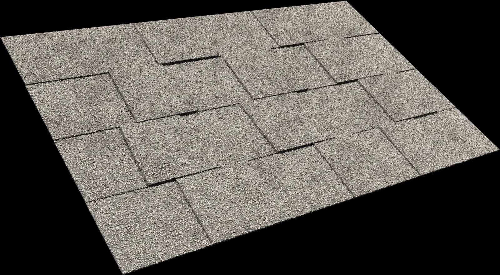 Untreated roof